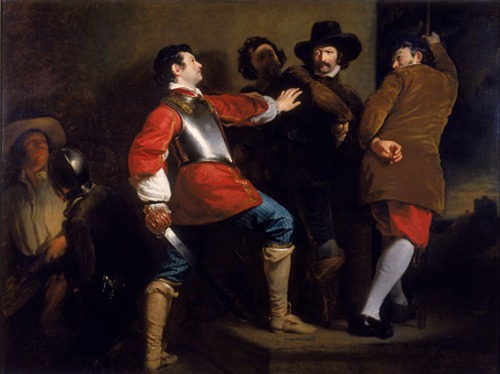 Henry Perronet Briggs' interpretation of Fawkes being caught, c. 1823.